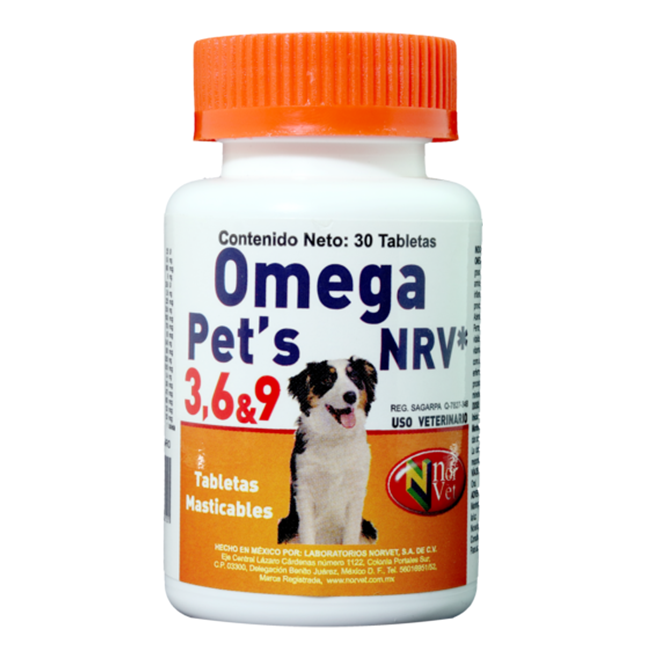 Omega Pet's 30 Tabletas - Norvet Omega Pet's 30 Tabletas - Norvet